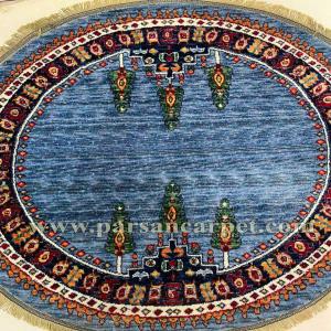 گلیم فرش دایره ای 400 شانه