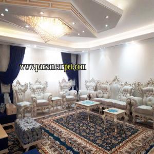 فرش طرح افشان سلطنتی 1000 شانه
