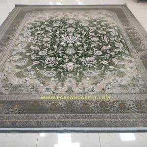 فرش وینتیج سبز کد 895