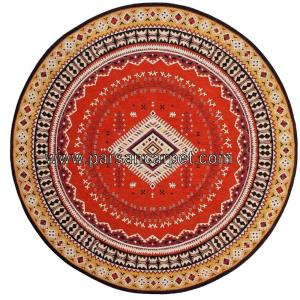 فرش گرد 1200 شانه چاپی دایره