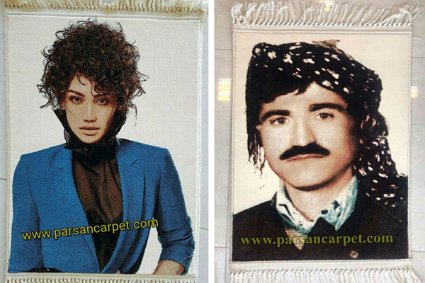 تابلو فرش بافت چهره 1500 شانه