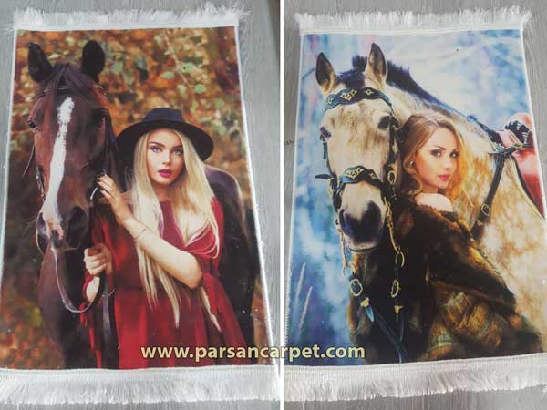 قیمت تابلو فرش چاپی عکس شخصی