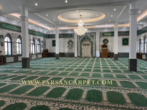 فروش عمده فرش سجاده ای سبز