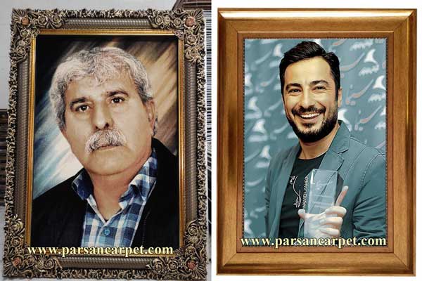 قیمت تابلو فرش بافت چهره 1500 شانه
