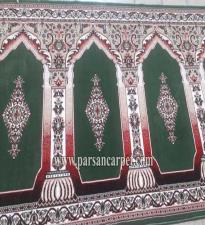 قیمت عمده فرش سجاده ای ارزان بی سی اف سبز
