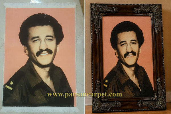 تبدیل عکس به تابلو فرش چهره شخصی