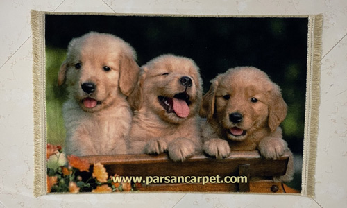 تابلو فرش عمومی حیوانات