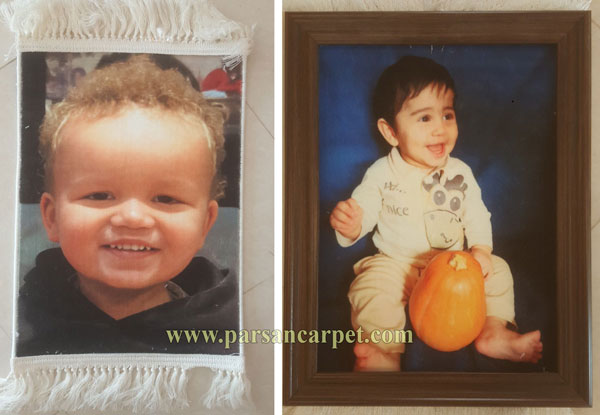 سفارش آنلاین تابلو فرش عکس چهره