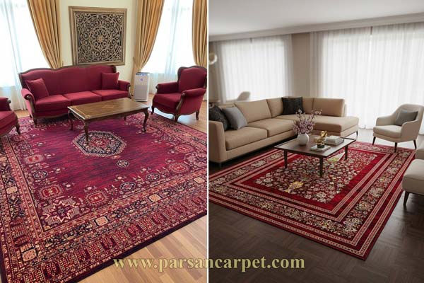 فرش ماشینی سنتی 700 شانه