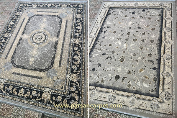 فرش 700 شانه نقره ای