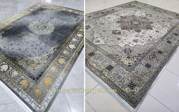 قیمت فرش پتینه طوسی